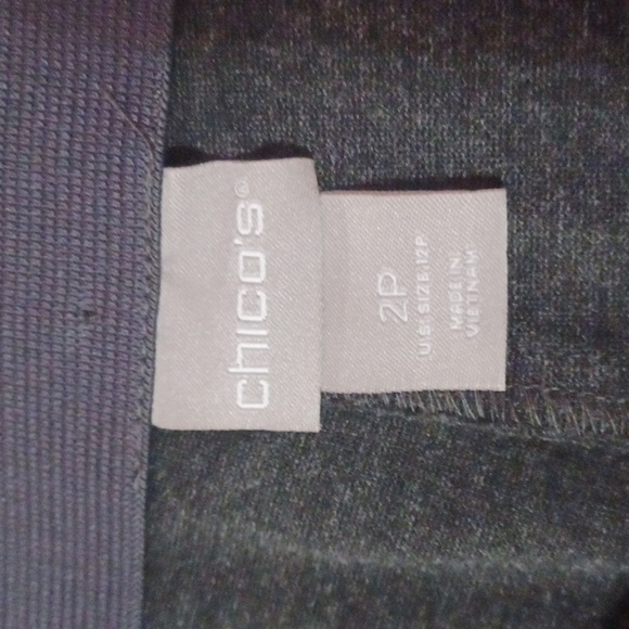 Chico's Dark Grey Pull On Pants - Picture 2 of 10